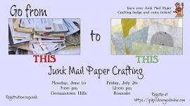 Junk Mail Paper Crafting