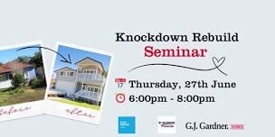 Knockdown Rebuild Seminar