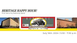 Heritage Happy Hour @ First Security National Bank