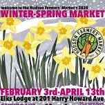 Hudson Farmers’ Market:  Winter-Spring Market 2024