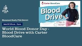 World Blood Donor Day - Blood Drive with Carter BloodCare