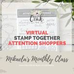 Virtual Stamp Together with Attention Shoppers