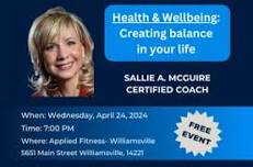 Health & Wellbeing Workshop: Creating Balance In Your Life