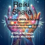 Reiki Share- Pacific Location!