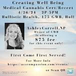 Live Cert/Recert Event with Ashley Correll NP Creating Well Being-Hull