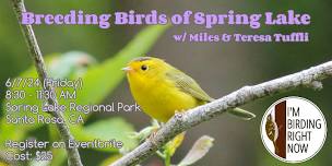 Breeding Birds of Spring Lake