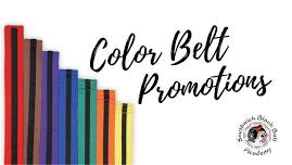 April Color Belt Promotions