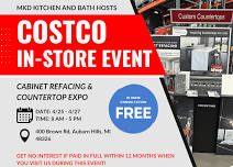 Costco In-Store Countertop & Refacing Expo – Auburn Hills, 4/25 – 4/27