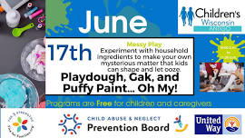 Messy Play - DIY Playdough, Gak, and Puffy Paint