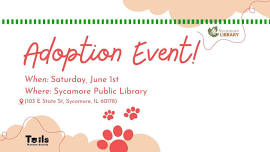 Sycamore Library Adoption Event