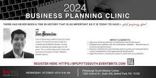 Business Planning Clinic with Tim Beverlin - Pittsburgh South