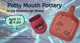 Potty Mouth Pottery at Middleburgh Winery