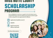 Miss Butte County Scholarship Program Application Deadline