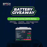 12V 50AH Essentials Battery Giveaway