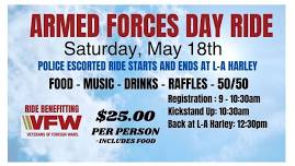 4th Annual Armed Forces Day Ride