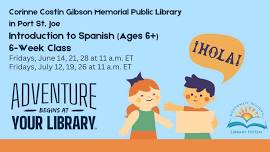 Introduction to Spanish Class (ages 6+) - 11 a.m. ET