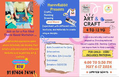 Inviting kids to Explore, Create and Thrive at Arts & Craft – 4 to 12 YO