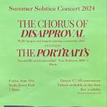 The Chorus Of Disapproval & The Portraits at Wells Town Hall