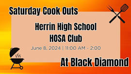 Cookout with Herrin High School HOSA Club