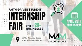 Made4More Faith-Driven Student Internship Fair