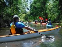 Kayak and camp weekend on the MKE river