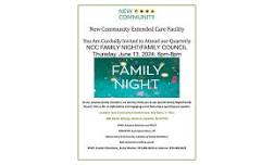 NCC Family Night/Family Council at Extended Care