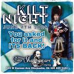 KILT NIGHT at The Shakespeare!