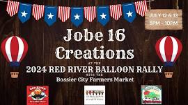 Jobe 16 Creations at the Red River Balloon Rally with the Bossier City Farmers Market