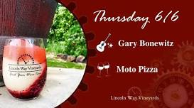 Thursday Night with Gary Bonewitz and Moto Pizza