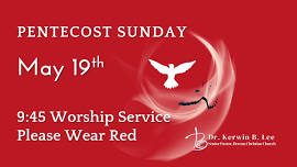 Pentecost Sunday