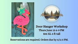 Flamingo Door Hanger Workshop