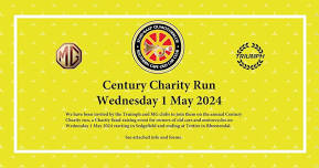 Century Charity Run: Wednesday 1 May 2024