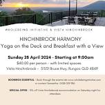 HINCHINBROOK HARMONY: Yoga on the Deck and Breakfast with a view