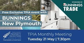 TPIA May Monthly Meeting: Bunnings Trade Evening at Bunnings!