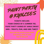 PAINT PARTY @ KYNLEE’S