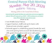 Central Parent Club Meeting