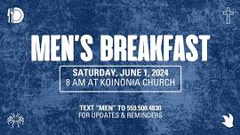 Men's Monthly Breakfast