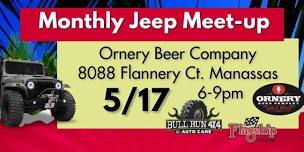 May Jeep Monthly Meet-Up at Ornery!