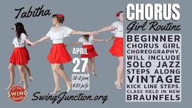 Chorus Girls Routine - April 27 Workshop in New Braunfels