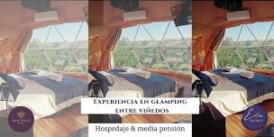 Experiencia glamping entre viñedos