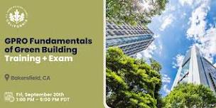 GPRO Fundamentals of Building Green Training + Exam