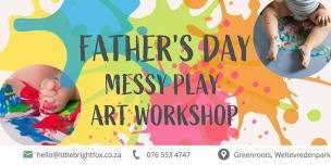 Father's Day Messy Play Art Workshop