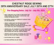 Anniversary Sale Pre-Shopping- BERNINA