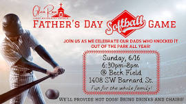 Father's Day Softball Game