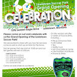 Soccer field grand opening!