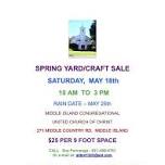 Church Spring Craft/Yard Sale