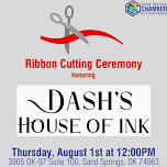 Ribbon Cutting - Dash's House of Ink