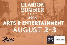 Clarion Summer Fest “Art & Music”