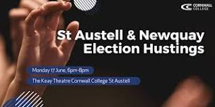 Hustings event for the St Austell & Newquay candidates at Cornwall College