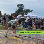 Teen Splatter Painting (Ages 13-20)